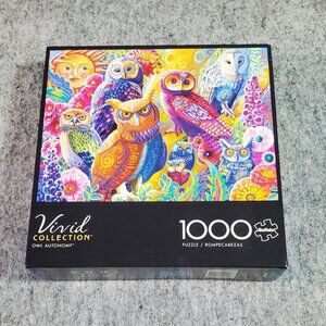 Buffalo 1000 piece jigsaw puzzle Vivid Collection Owl Autonomy